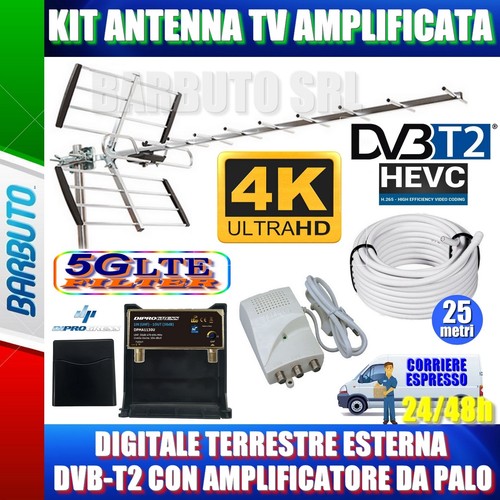 Kit antenna amplificata - kit, tv