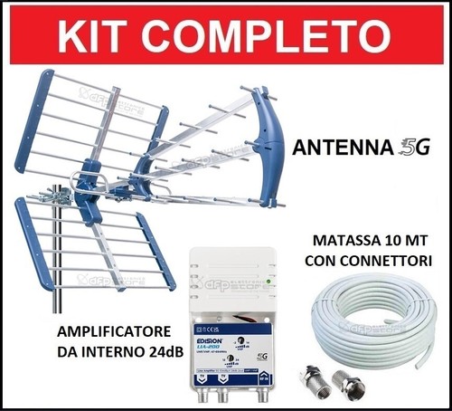 Kit antenna amplificata - antenna, tv