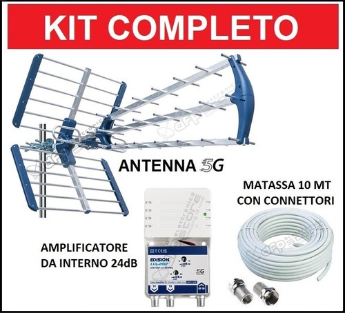Kit antenna amplificata - kit, tv