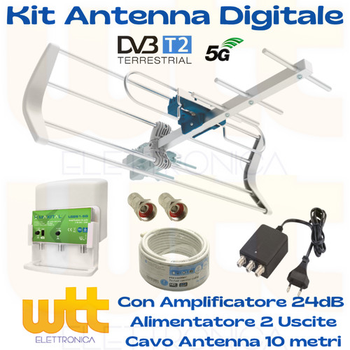 Kit antenna amplificata - kit,